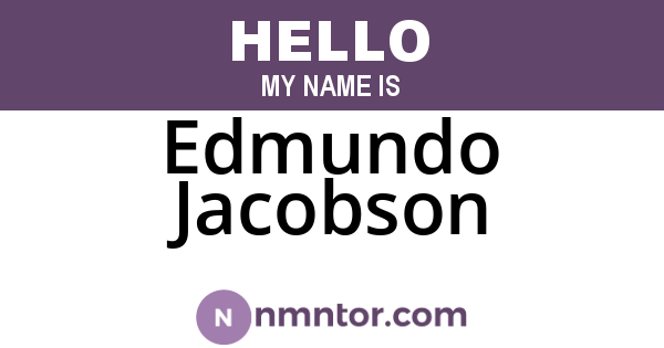 Edmundo Jacobson