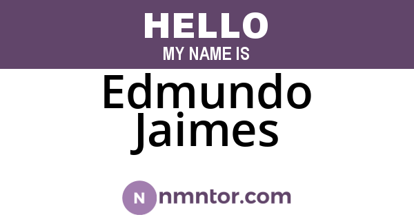 Edmundo Jaimes