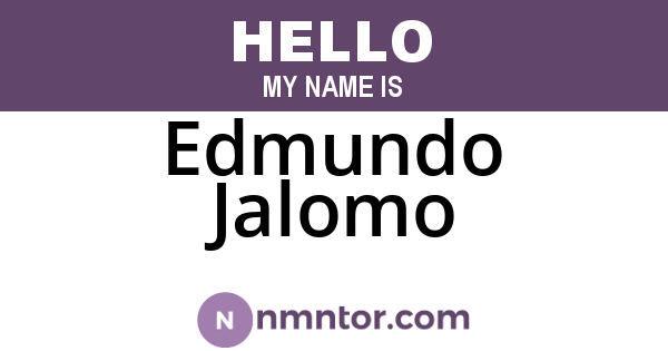 Edmundo Jalomo