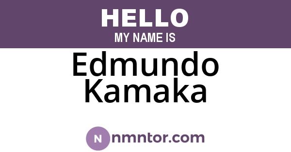 Edmundo Kamaka