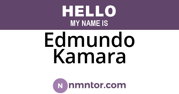 Edmundo Kamara