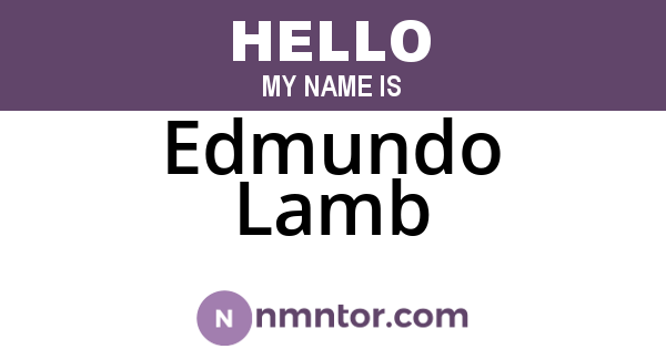 Edmundo Lamb