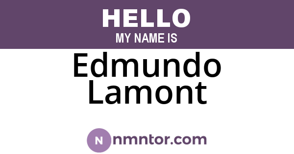 Edmundo Lamont