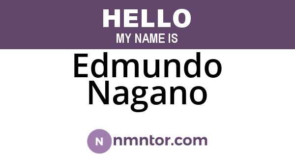 Edmundo Nagano