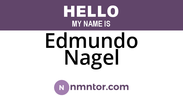 Edmundo Nagel