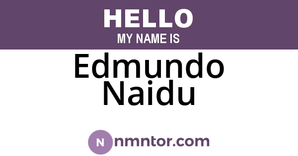 Edmundo Naidu