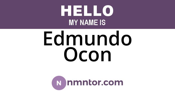 Edmundo Ocon