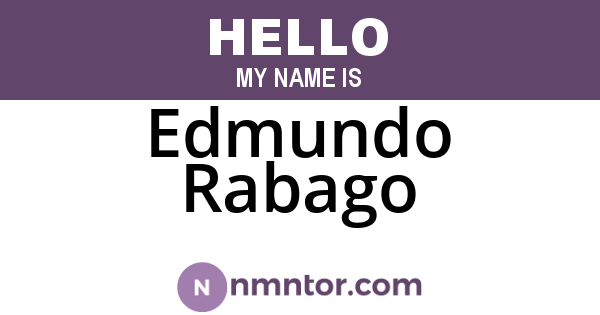 Edmundo Rabago