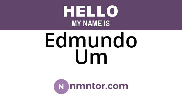Edmundo Um