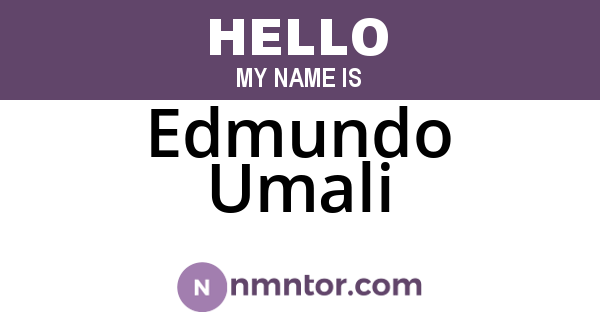 Edmundo Umali