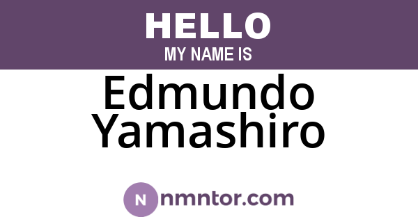 Edmundo Yamashiro