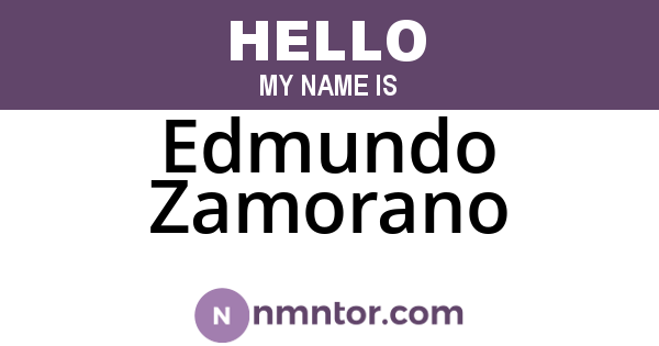 Edmundo Zamorano
