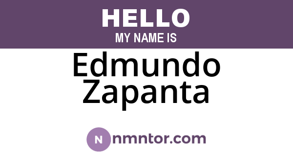 Edmundo Zapanta