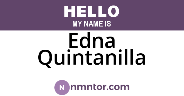 Edna Quintanilla