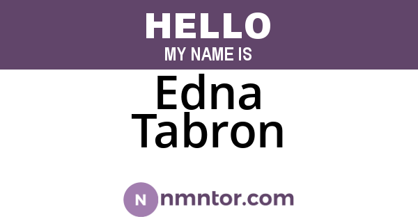 Edna Tabron
