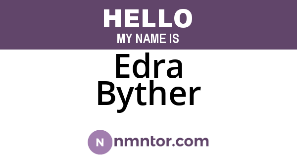 Edra Byther