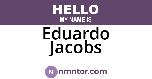 Eduardo Jacobs