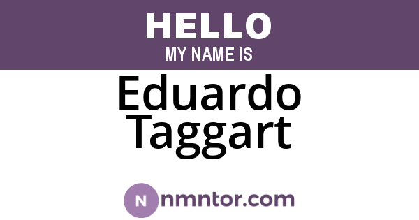 Eduardo Taggart