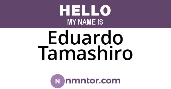 Eduardo Tamashiro