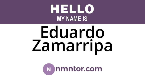 Eduardo Zamarripa