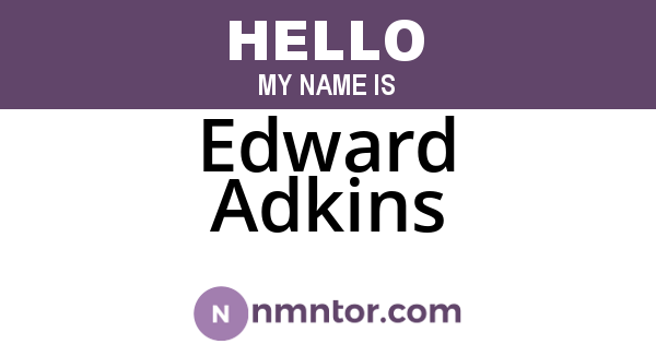 Edward Adkins
