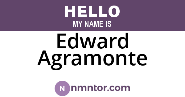 Edward Agramonte