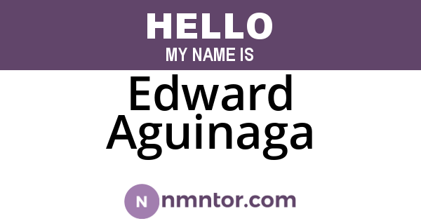 Edward Aguinaga