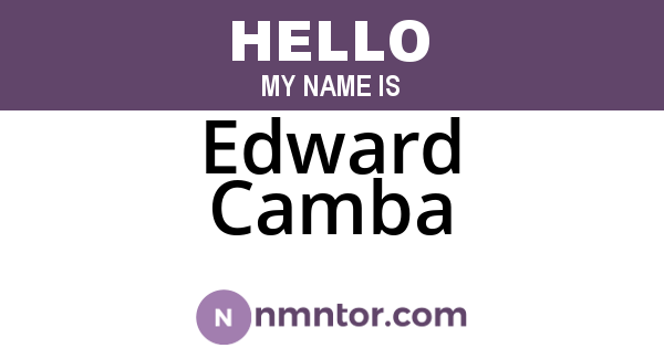 Edward Camba