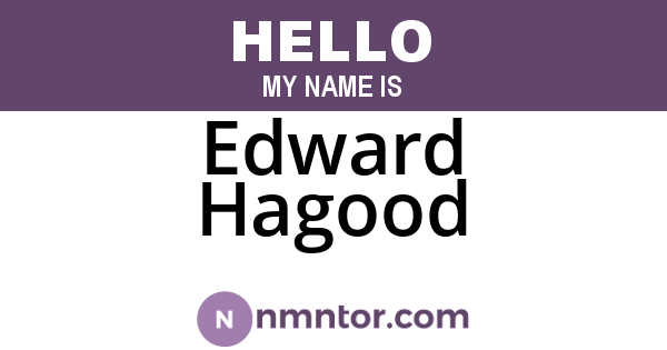Edward Hagood
