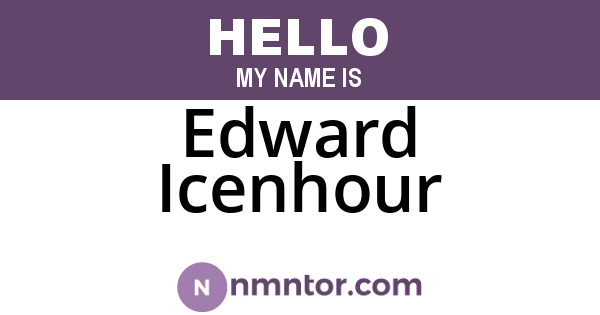 Edward Icenhour
