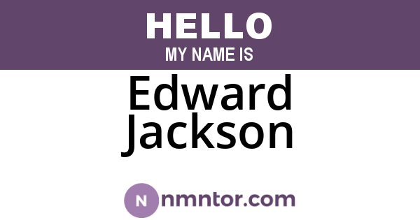 Edward Jackson