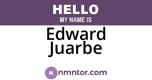 Edward Juarbe