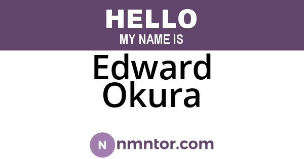Edward Okura