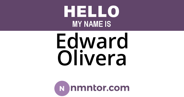 Edward Olivera