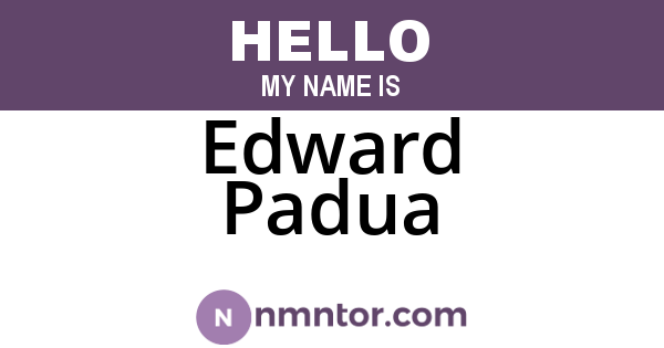 Edward Padua
