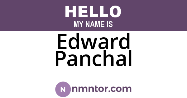 Edward Panchal