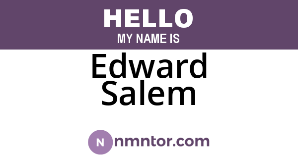 Edward Salem
