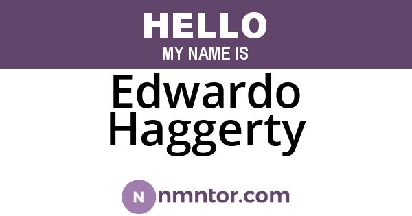 Edwardo Haggerty