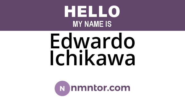 Edwardo Ichikawa