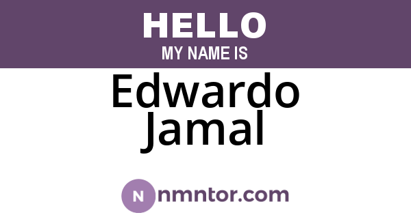 Edwardo Jamal