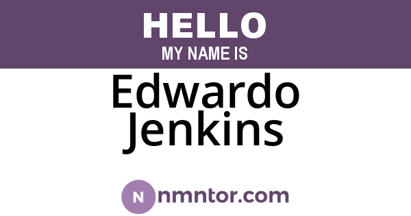 Edwardo Jenkins