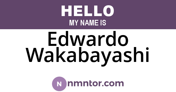 Edwardo Wakabayashi