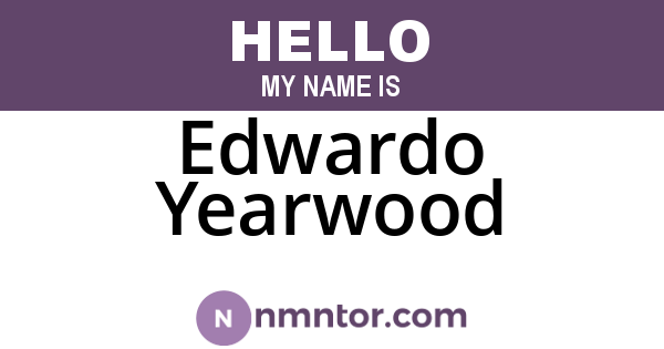 Edwardo Yearwood