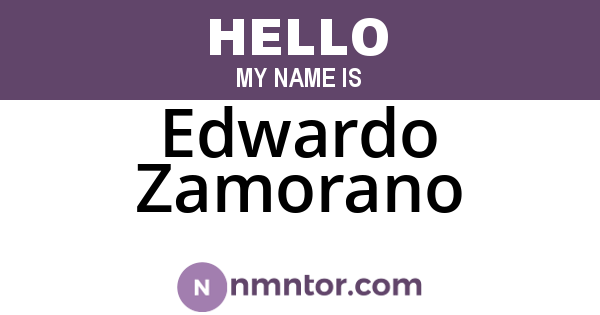 Edwardo Zamorano