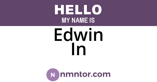 Edwin In