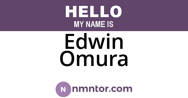 Edwin Omura