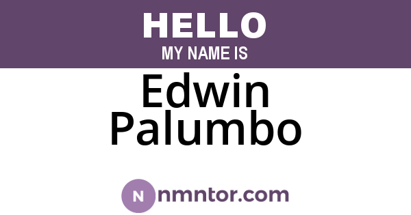Edwin Palumbo