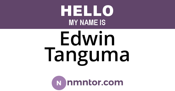 Edwin Tanguma