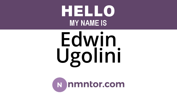 Edwin Ugolini