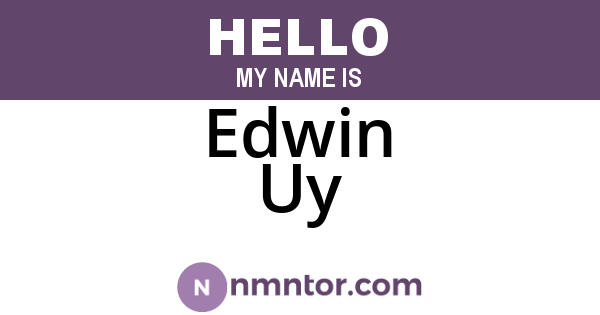 Edwin Uy